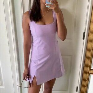 Abercrombie & Fitch YPB sculpt LUX Mini Dress Lilac Purple Size Medium